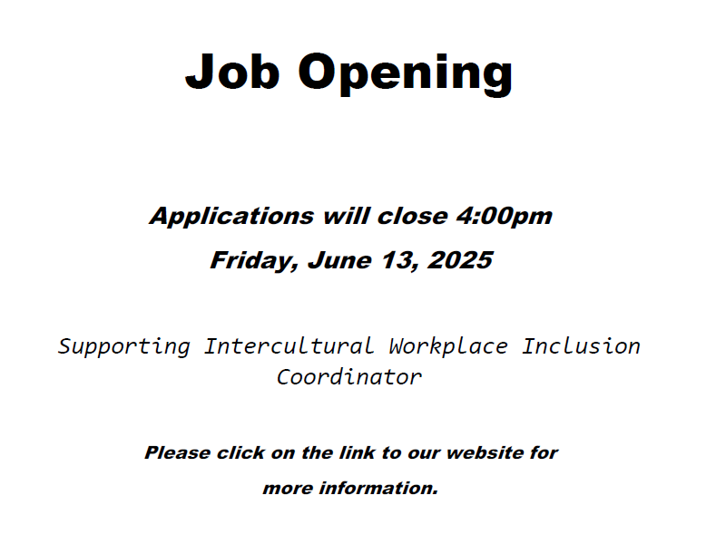 SIWI Job Opening Announcement.